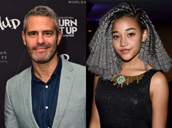 Amandla Stenberg, Andy Cohen Amandla Stenberg, Andy Cohen